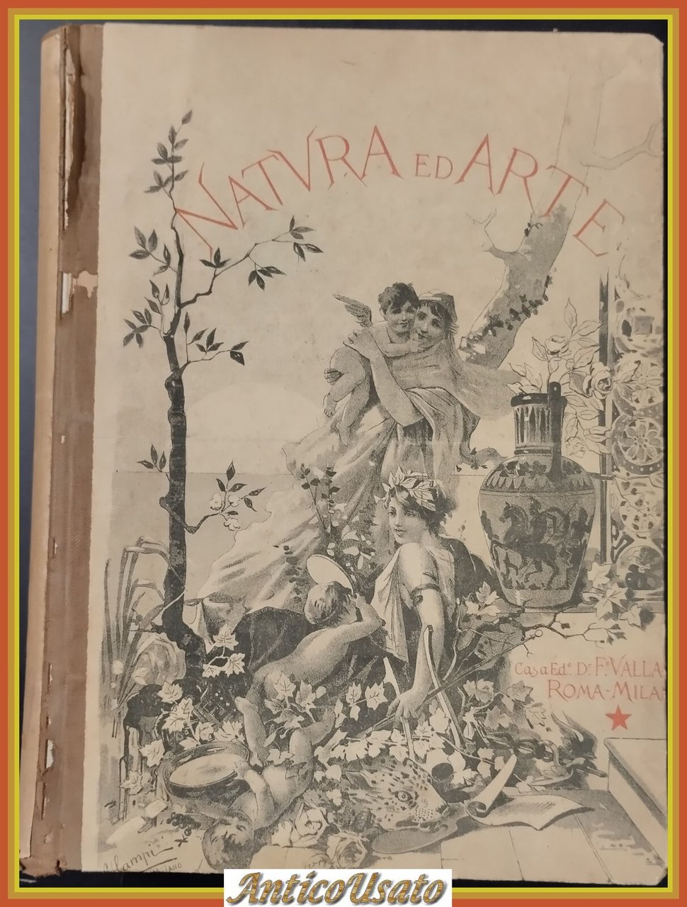 NATURA ED ARTE rivista 1906 - 1907 Vallardi Libro 12 … | Immagine principale