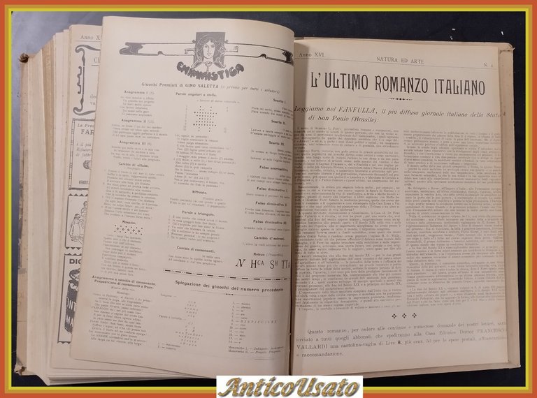 NATURA ED ARTE rivista 1906 - 1907 Vallardi Libro 12 … | Immagine Gallery 11