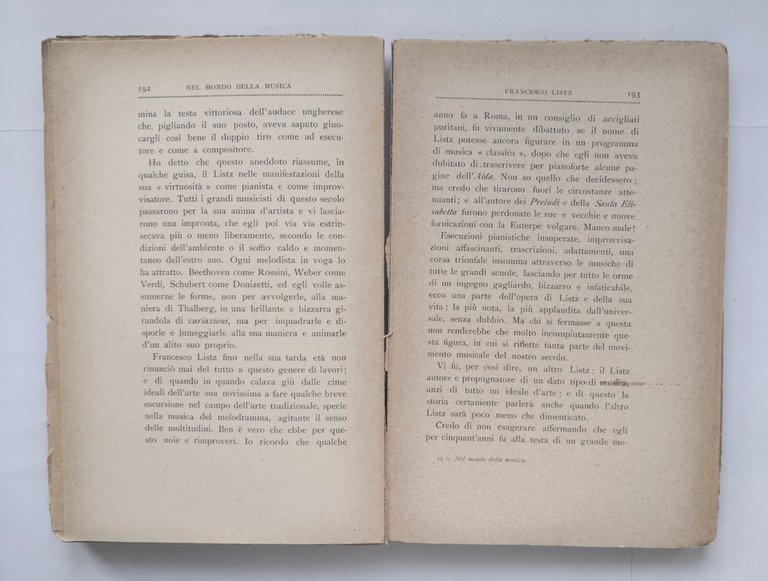 NEL MONDO DELLA MUSICA di Enrico Panzacchi 1904 Roux e …
