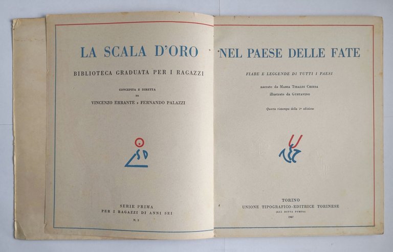 NEL PAESE DELLE FATE di Maria Tibaldi Chiesa 1947 UTET …