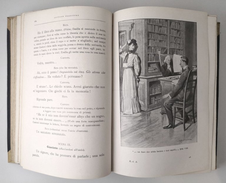 NEL REGNO DELL'AMORE di Edmondo De Amicis 1908 Treves Libro …