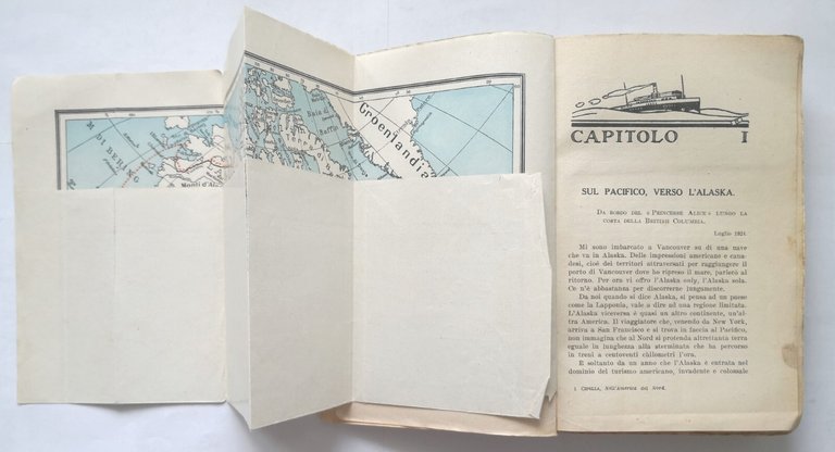 NELL'AMERICA DEL NORD di Arnaldo Cipolla 1928 Paravia Libro USA …