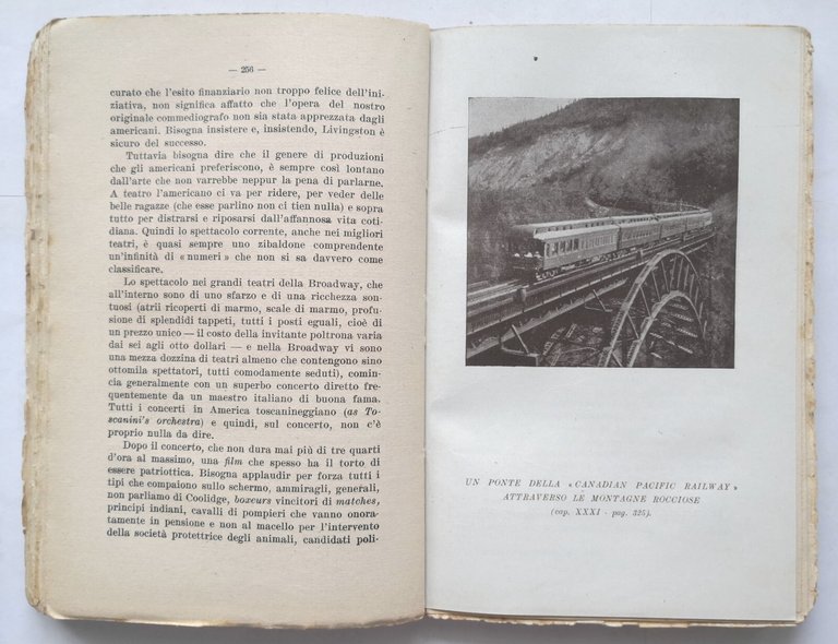 NELL'AMERICA DEL NORD di Arnaldo Cipolla 1928 Paravia Libro USA …