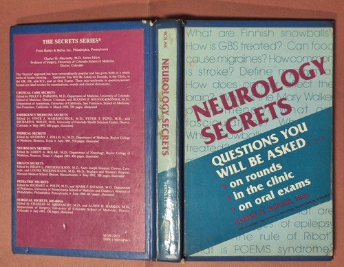 NEUROLOGY SECRETS di Loren A.Rolak 1993 Hanley & Belfus libro …