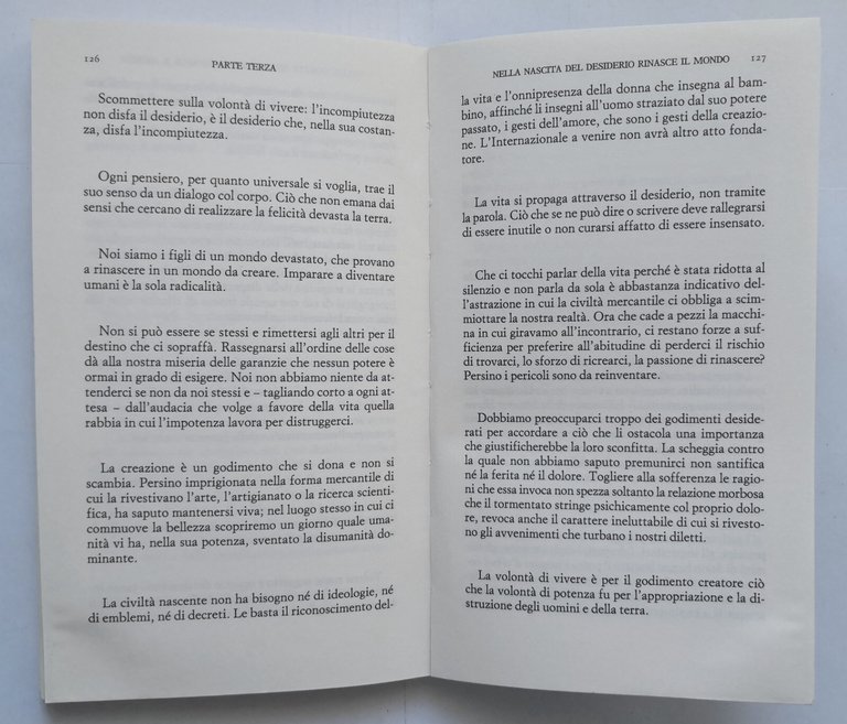 NOI CHE DESIDERIAMO SENZA FINE di Raoul Vaneigem 1999 Bollati …