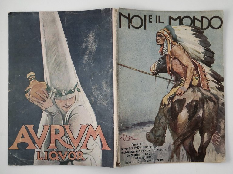NOI E IL MONDO Numero 11 novembre 1923 rivista mensile …