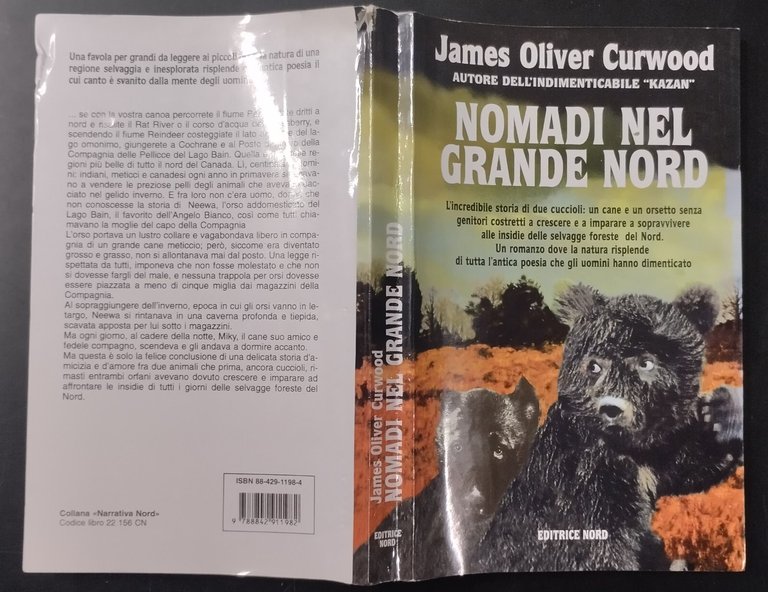 NOMADI NEL GRANDE NORD di James Oliver Curwood 2001 editrice …