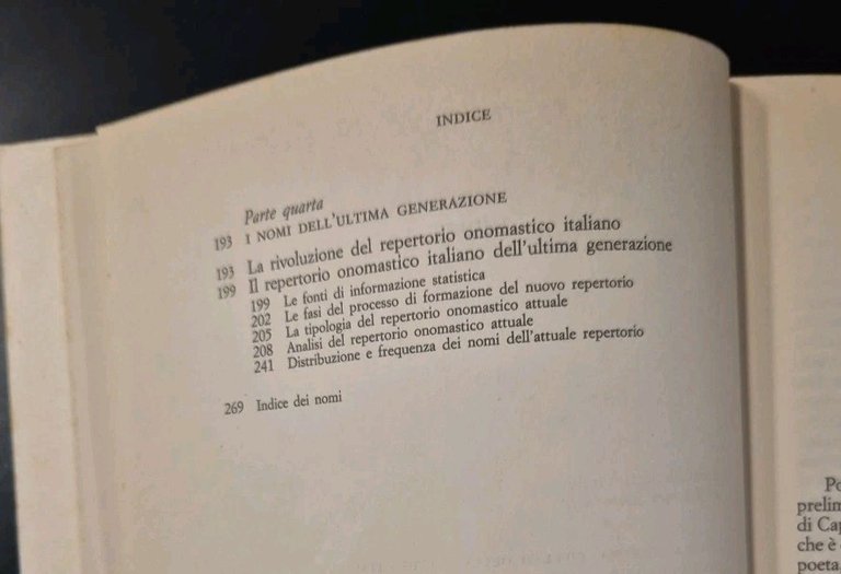 NOMI E CULTURA di Emidio De Felice 1987 Marsilio riflessi …