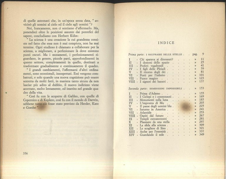 NON È TERRESTRE di Peter Kolosimo 1968 Sugar libro UFO …