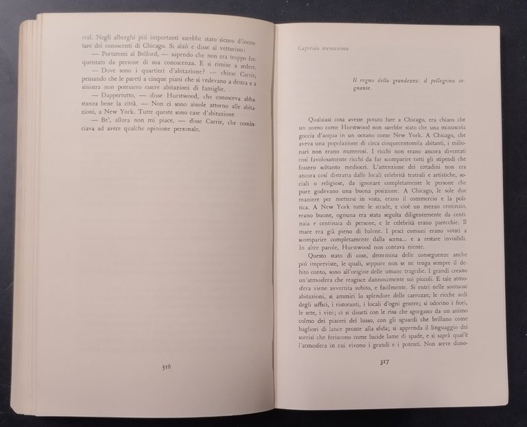 NOSTRA SORELLA CARRIE di Theodore Dreiser 1954 Einaudi Libro romanzo …