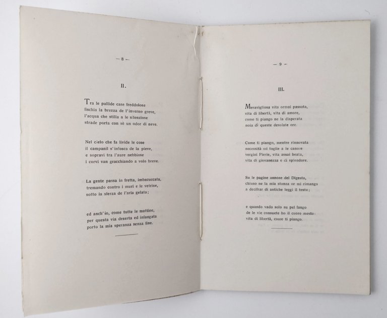 NOTTURNI Poesie di Giacinto Perrone Libro Primo 1934 Amedeo Bregante …