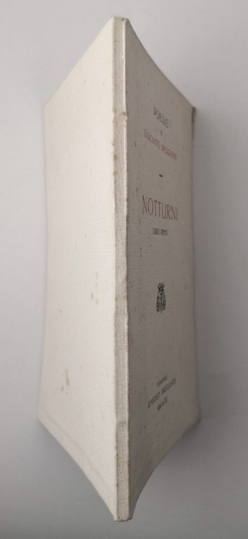NOTTURNI Poesie di Giacinto Perrone Libro Primo 1934 Amedeo Bregante …