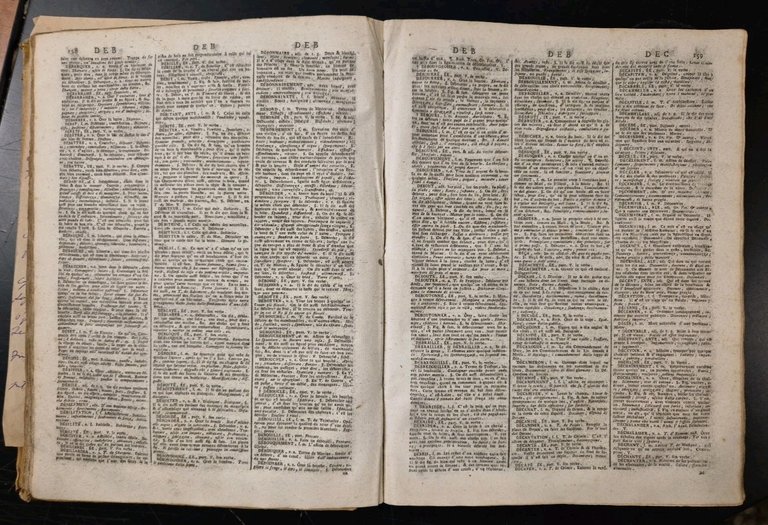 NOUVEAU DICTIONNAIRE FRANCOIS ITALIEN TOME PREMIER di De Villeneuve 1796 …