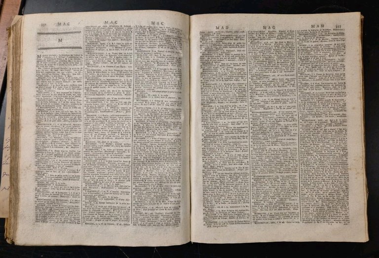 NOUVEAU DICTIONNAIRE FRANCOIS ITALIEN TOME PREMIER di De Villeneuve 1796 …