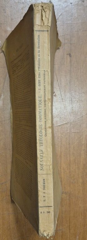 NOUVELLE THEOLOGIE DOGMATIQUE volume 1 Dieu dans l’histoire 1909 Libro …