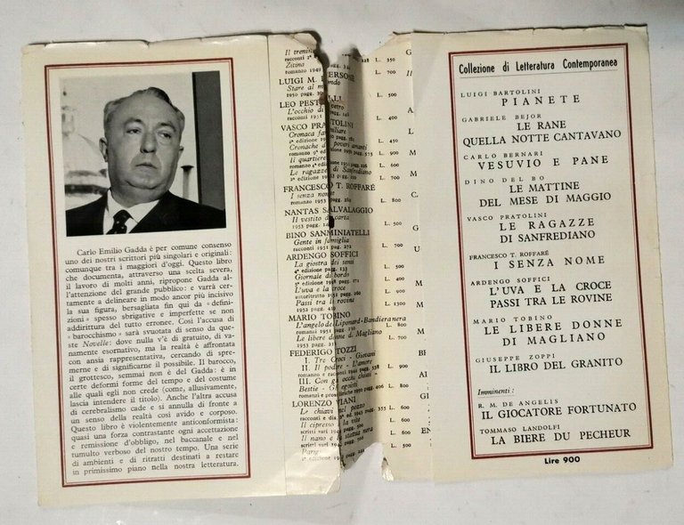 NOVELLE DAL DUCATO IN FIAMME di Carlo Emilio Gadda PRIMA …