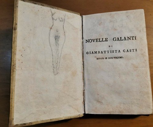 NOVELLE GALANTI DELL'ABATE GIAMBATTISTA CASTI tomo VI 1808 Nobile editore …