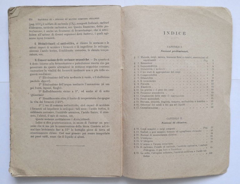 NOZIONI DI CHIMICA F Marco 1918 Paravia Libro ad uso …