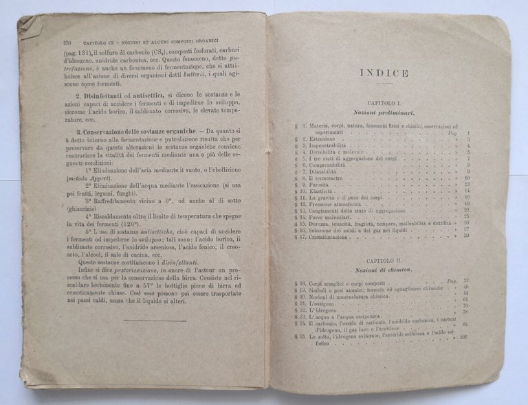 NOZIONI DI CHIMICA F Marco 1918 Paravia Libro ad uso …