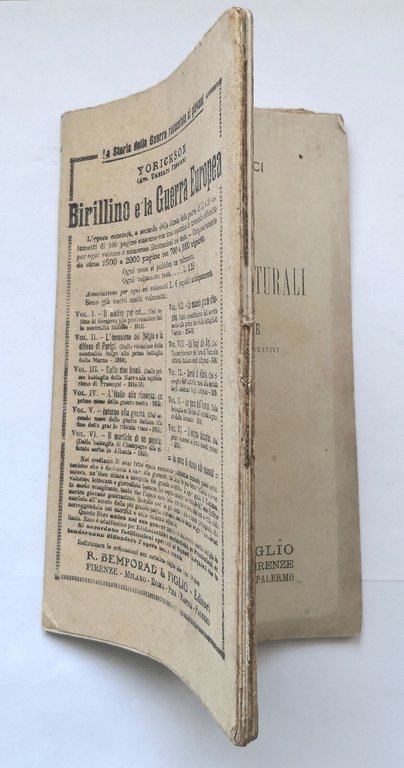 NOZIONI DI SCIENZE FISICHE E NATURALI Vinci 1918 quinta classe …