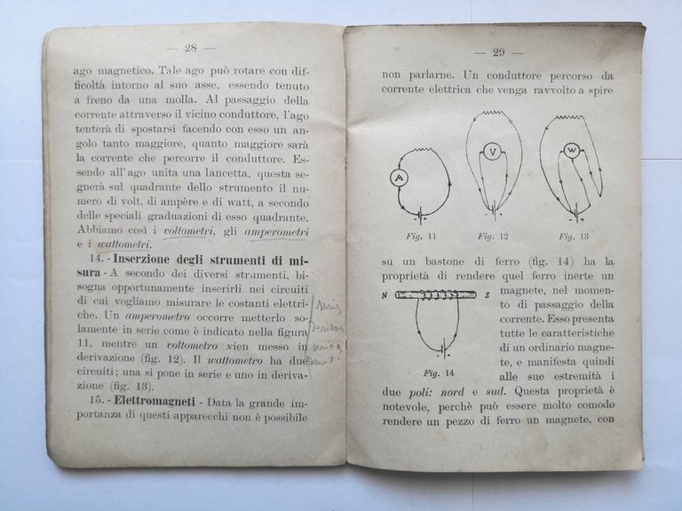 NOZIONI ELEMENTARI DI ELETTROTECNICA Giuseppe Marinelli Giovene 1926 libro