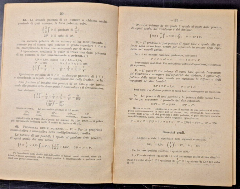 NOZIONI PRATICHE DI ARITMETICA GEOMETRIA Volume 2 Bettini Ciamberlini 1926 …