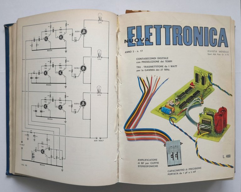 NUOVA ELETTRONICA 11 riviste rilegate dal numero 15 al 25 …