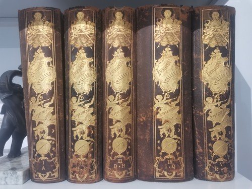 NUOVA ENCICLOPEDIA ITALIANA di Gerolamo Boccardo 1875 COMPLETA 31 volumi …