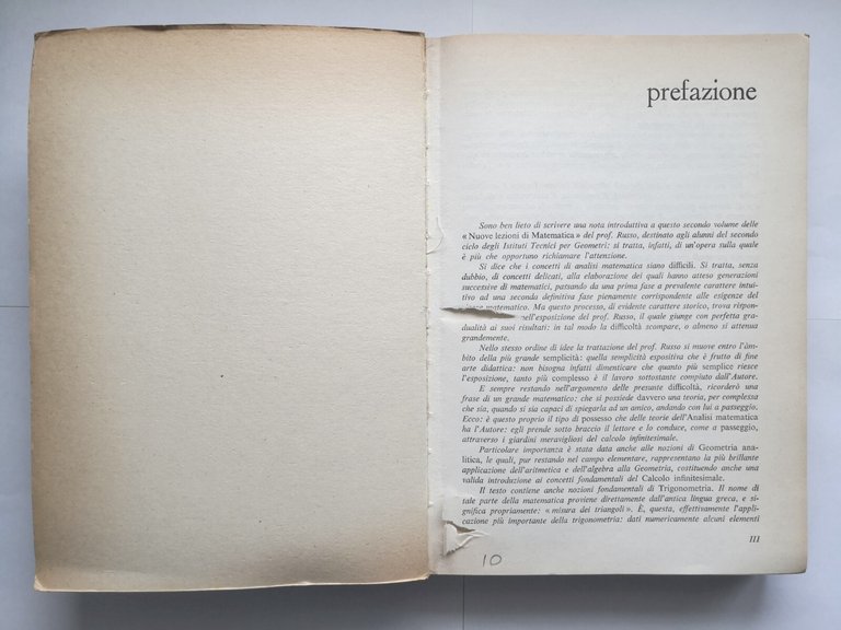 NUOVE LEZIONI DI MATEMATICA volume 2 di Ugo Russo 1974 …
