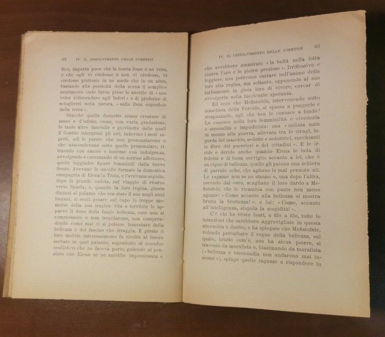 NUOVI SAGGI SUL GOETHE di Benedetto Croce 1934 Laterza libro …