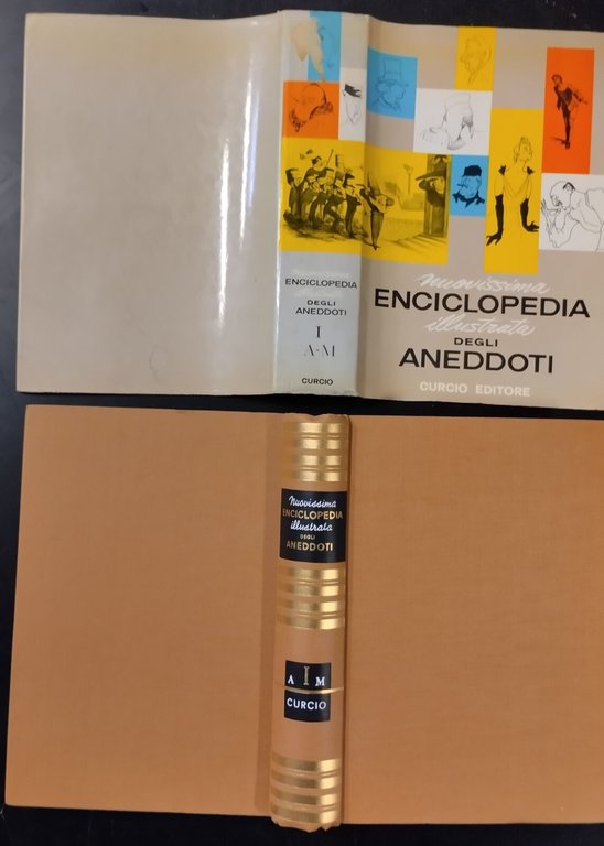 NUOVISSIMA ENCICLOPEDIA ILLUSTRATA DEGLI ANEDDOTI 2 Volumi 1963 Curcio Libro