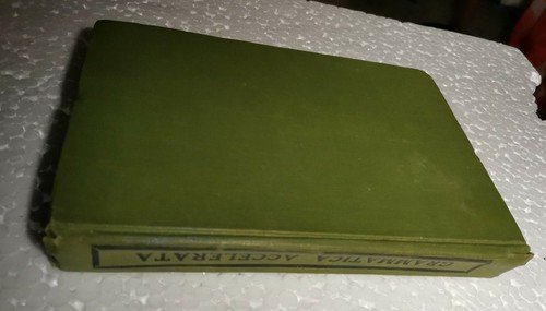 NUOVISSIMA GRAMMATICA ACCELERATA ITALIANA-INGLESE De Gaudenzi 1948 Italian Book