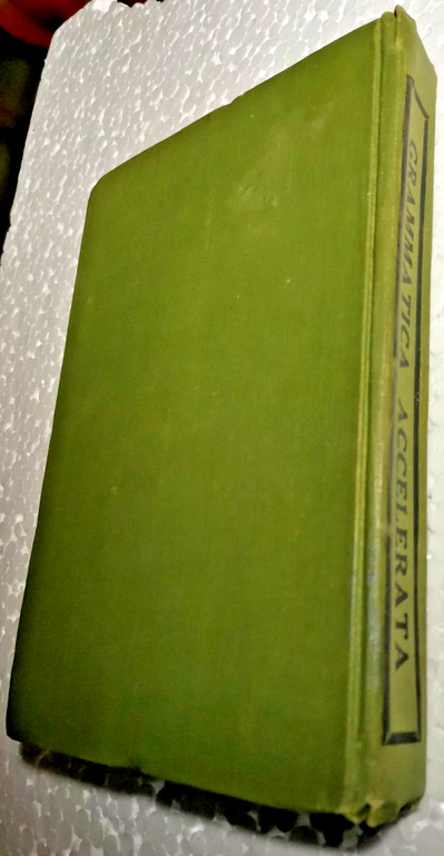 NUOVISSIMA GRAMMATICA ACCELERATA ITALIANA INGLESE De Gaudenzi 1948 Libro Book