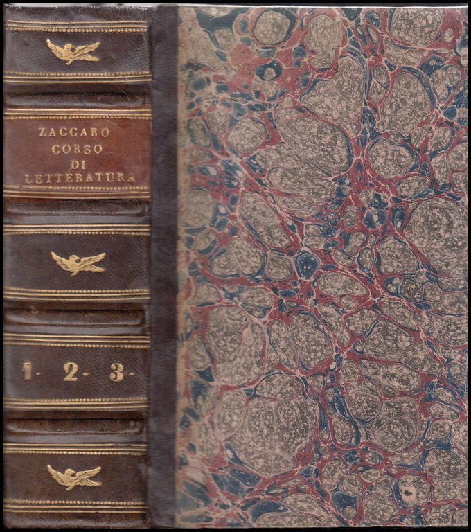NUOVO CORSO DI LETTERATURA ELEMENTARE Lorenzo Zaccaro 3 volumi 1851 …