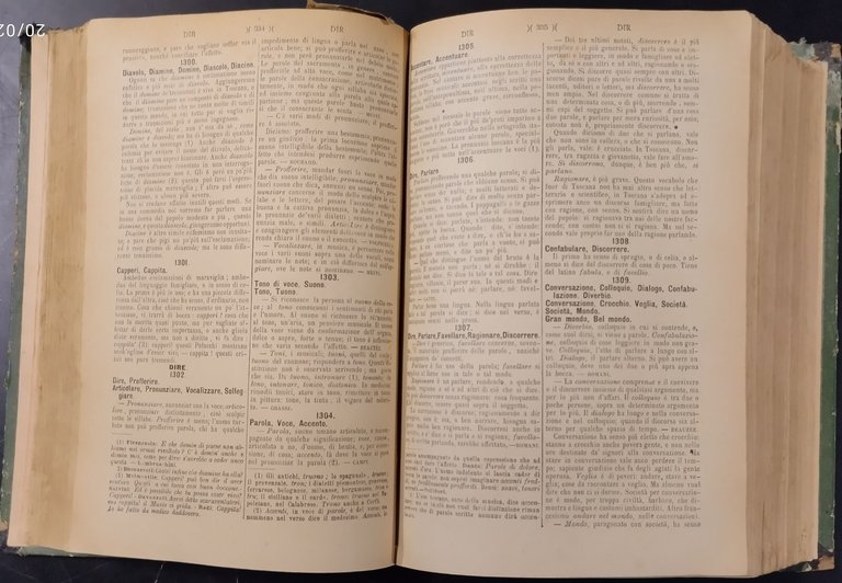 NUOVO DIZIONARIO DE' SINONIMI DELLA LINGUA ITALIANA di Tommaseo 1905 …