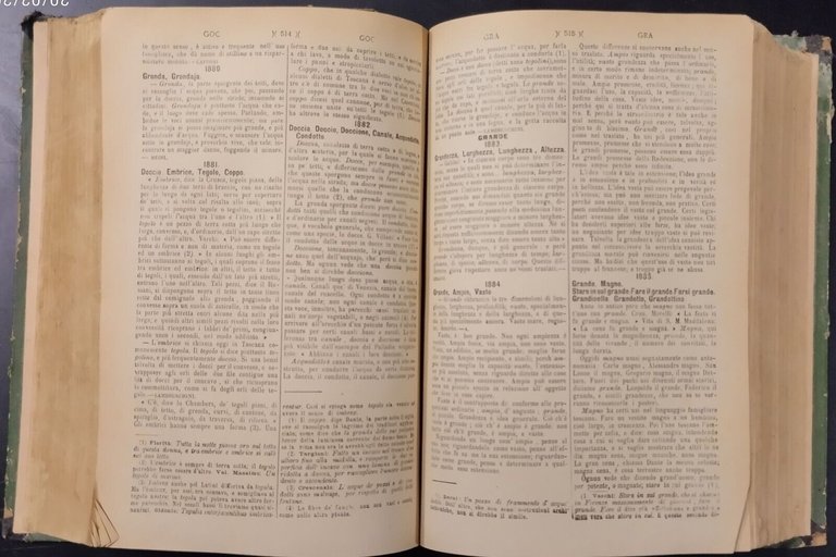NUOVO DIZIONARIO DE' SINONIMI DELLA LINGUA ITALIANA di Tommaseo 1905 …