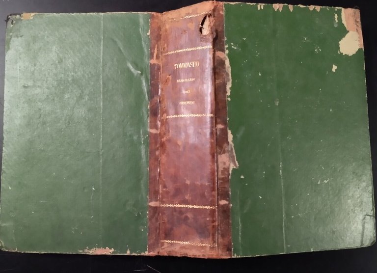 NUOVO DIZIONARIO DE' SINONIMI DELLA LINGUA ITALIANA di Tommaseo 1905 …