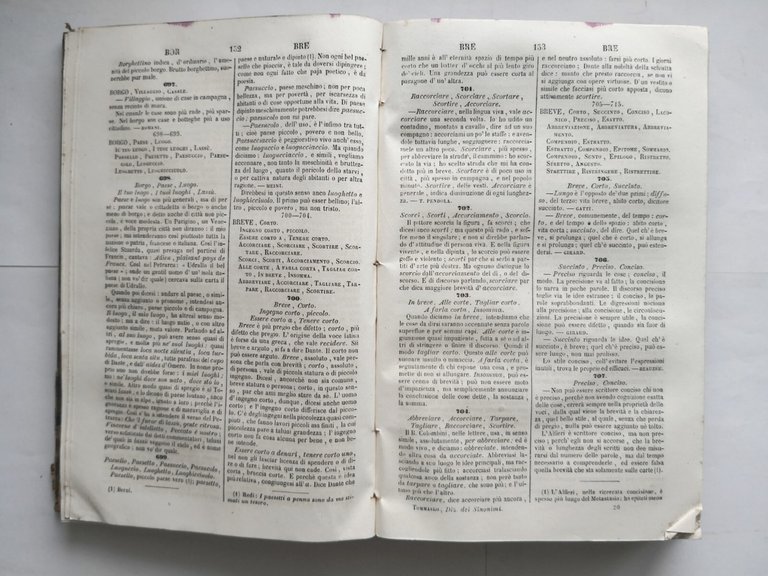 NUOVO DIZIONARIO DEI SINONIMI DELLA LINGUA ITALIANA di Tommaseo parte …