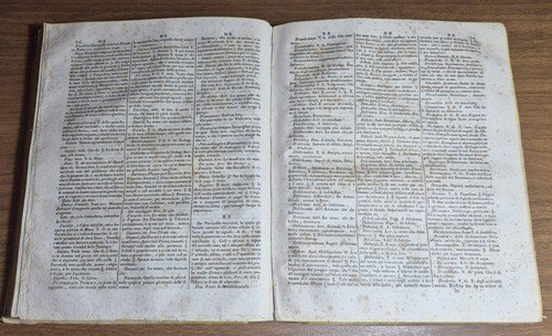 NUOVO DIZIONARIO DELLA LINGUA ITALIANA di Cardinali 1829 Libro Vocabolario …