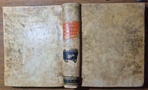 NUOVO DIZIONARIO DELLA LINGUA ITALIANA di Cardinali 1829 Libro Vocabolario …