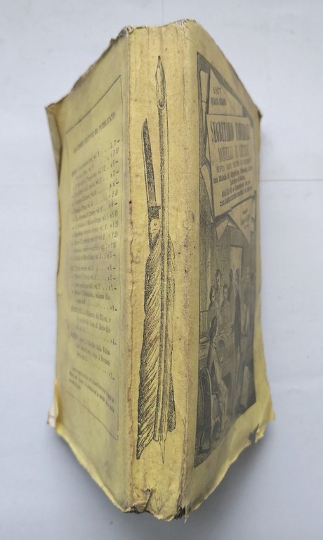 NUOVO SEGRETARIO UNIVERSALE ITALIANO di Niccolò Introna 1877 Pagnoni Libro …