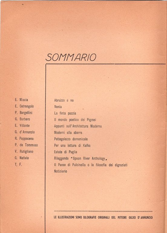 NUVOLE rivista di arte e cultura Anno I numeri 1 …