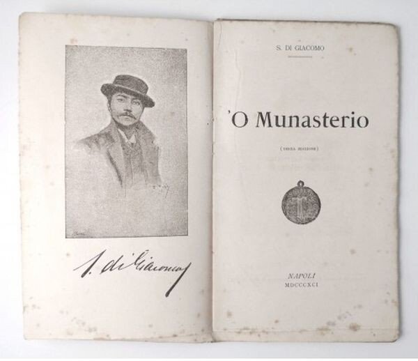 'O MUNASTERIO Salvatore Di Giacomo Collezione Minima 1891 Luigi Pierro …