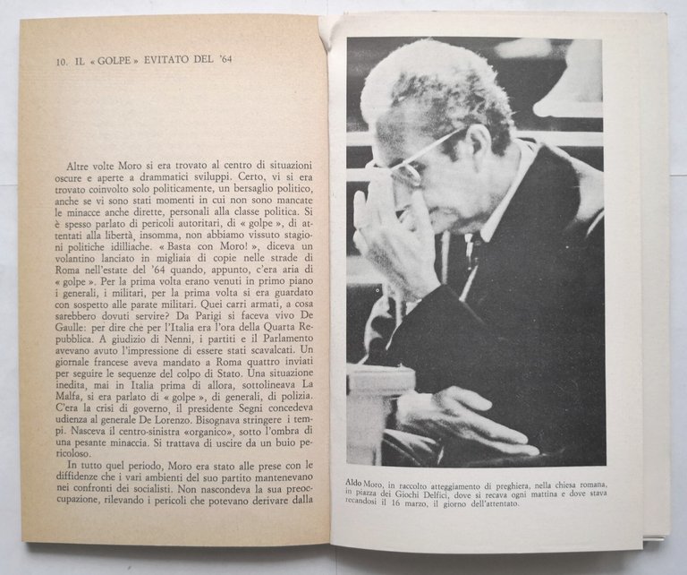 OBIETTIVO MORO di Gino Pallotta 1978 Newton Compton Libro rapimento …