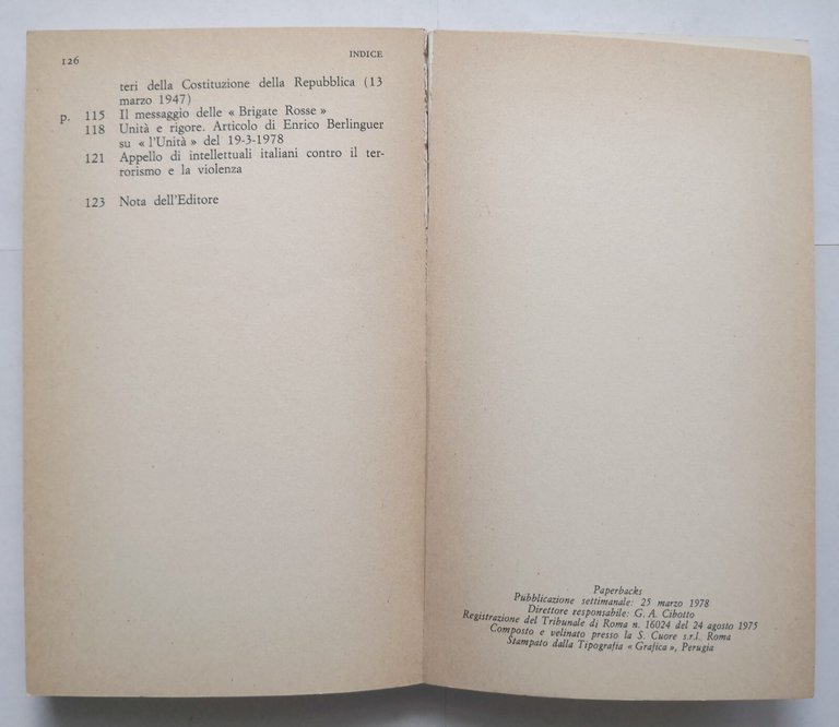 OBIETTIVO MORO di Gino Pallotta 1978 Newton Compton Libro rapimento …