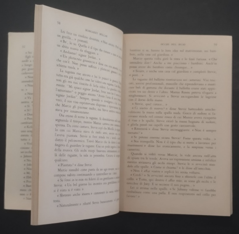 OCCHI NEL BUIO di Margaret Millar 1956 Mondadori Libro Romanzo …