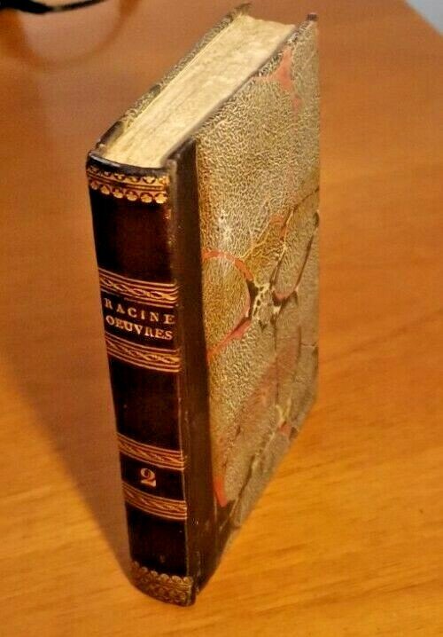 OEUVRES di Jean Racine Volume II libro antico 1799 teatro …