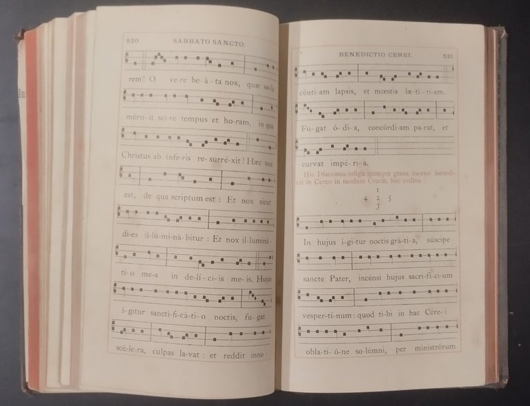 OFFICIA HEBDOMADAE SANCTAE ET OCTAVAE PASCHAE 1889 Desclee Lefebvre Libro …