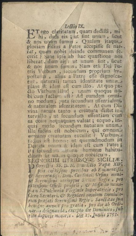 OFFICIUM PROPRIUM SANCTA PULCHERIAE virginis imperatricis 1753 Ricci Pulcheria