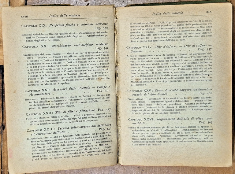 OLIVICOLTURA ED OLEIFICIO MODERNO di Rosario Simari 1923 Hoepli Libro … | Immagine Gallery 8